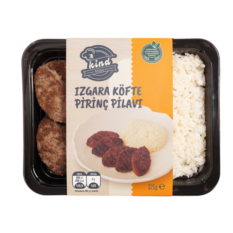Izgara Köfte Pirinç Pilavı