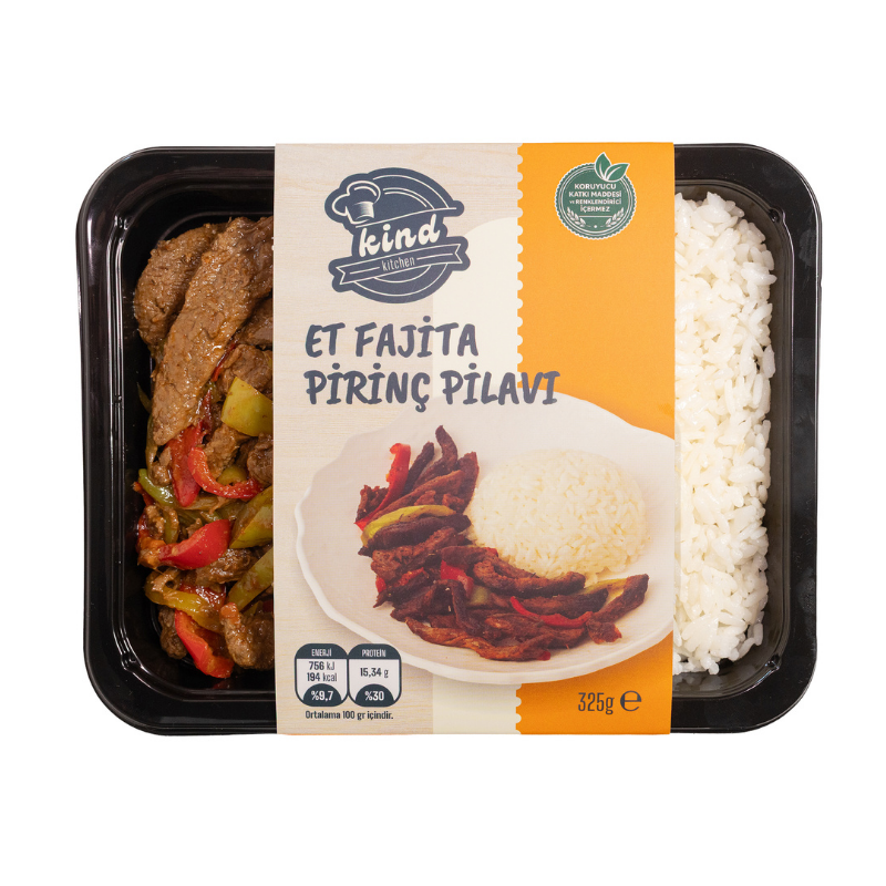 Et Fajita Pirinç Pilavı